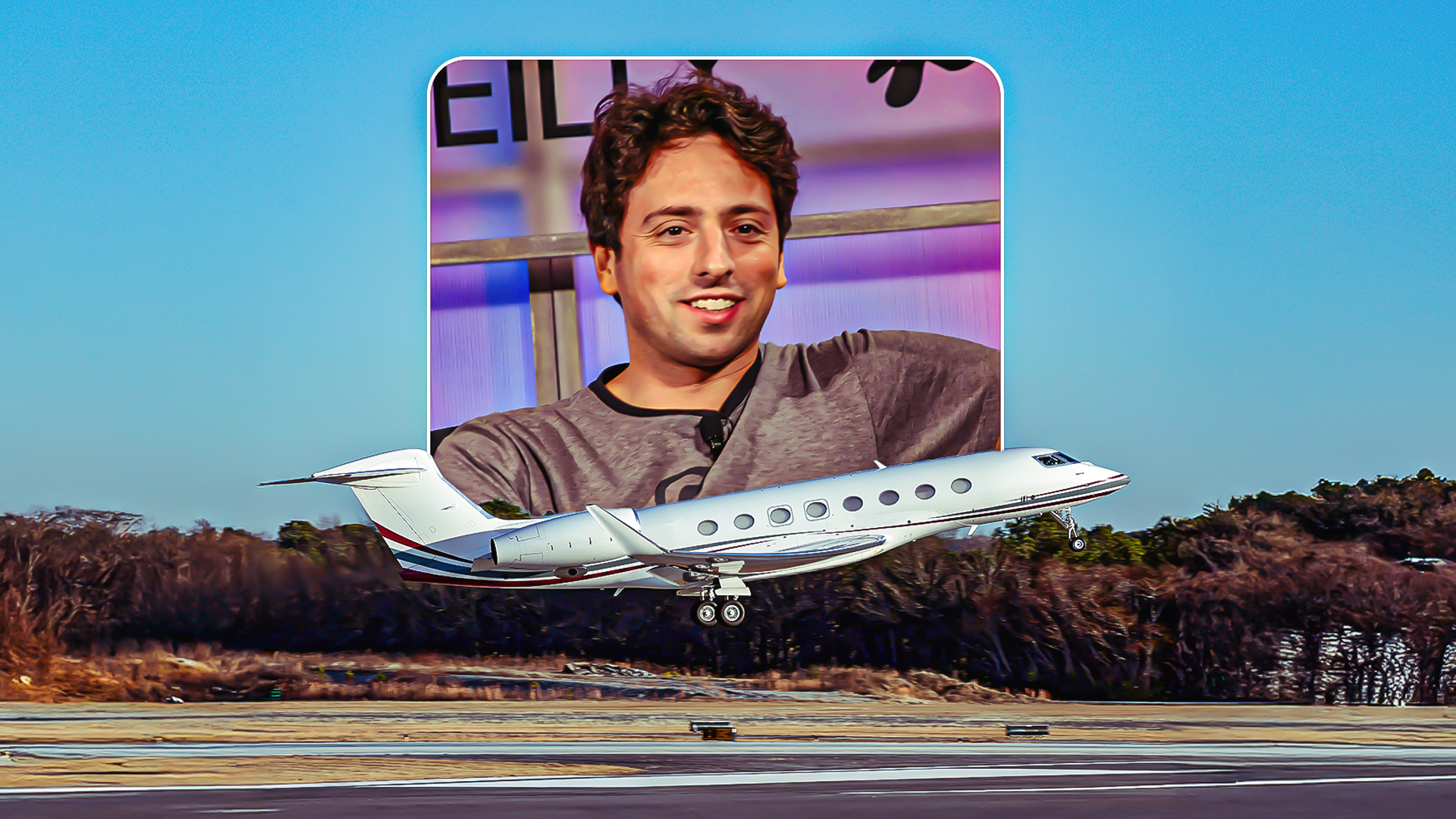 セルゲイ・ブリンのプライベートジェットの豪華な世界の中