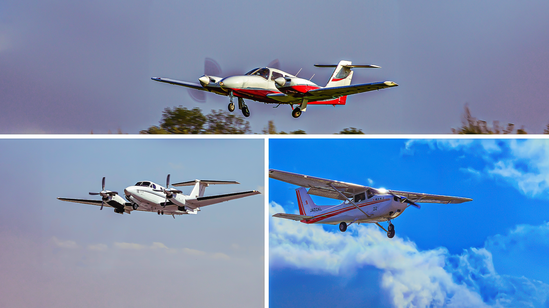 一般航空のビッグスリー：セスナ、パイパー、ビーチクラフト