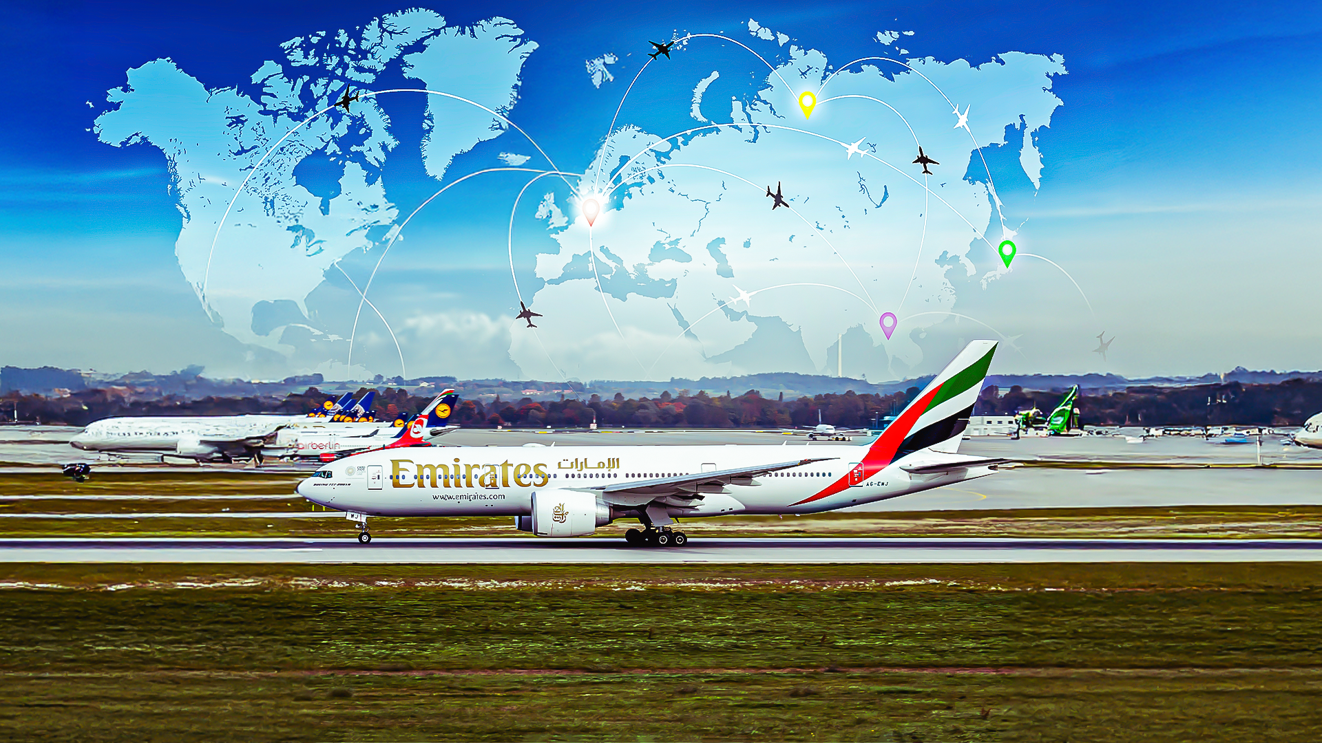 ヨーロッパで最も忙しいボーイング777-200LRルート