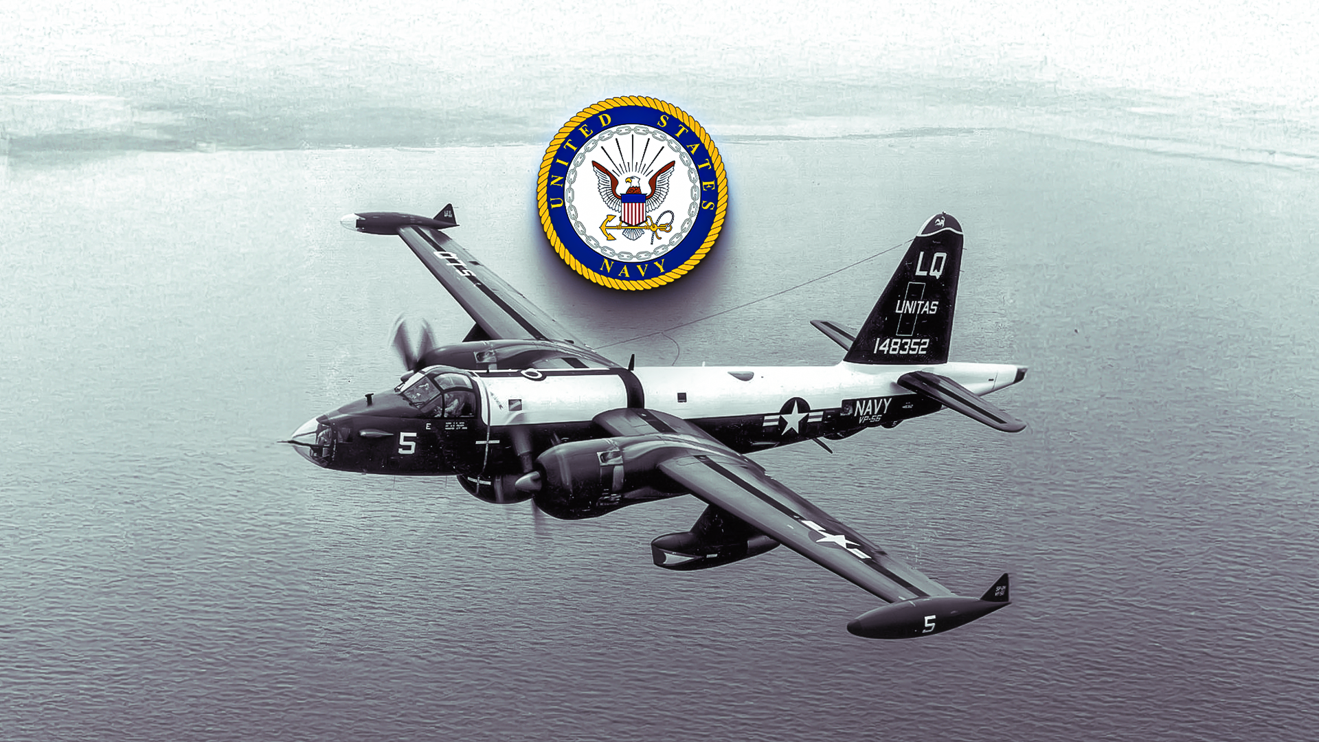 米海軍のロッキードP-2ネプチューン潜水艦ハンター