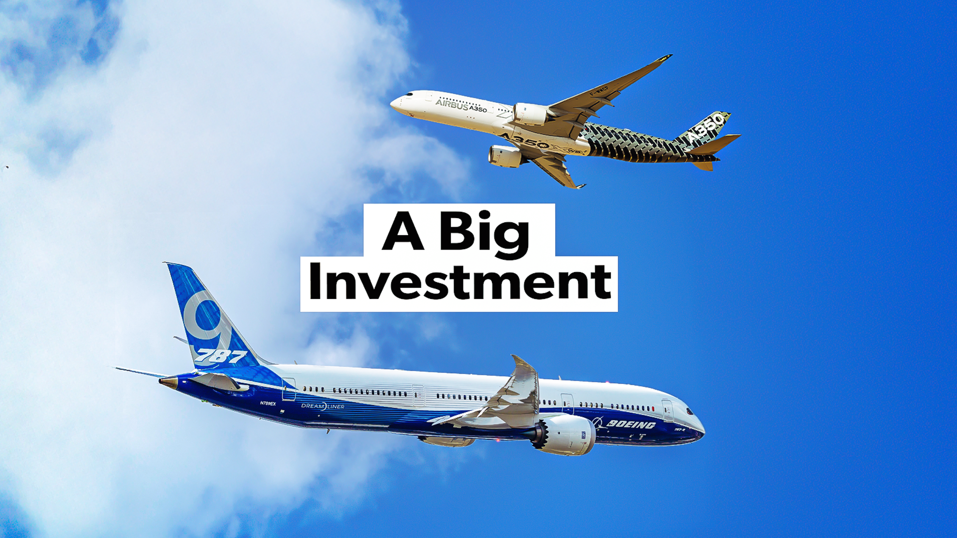 Boeing 787 vs Airbus A350：どのコストがかかりますか？