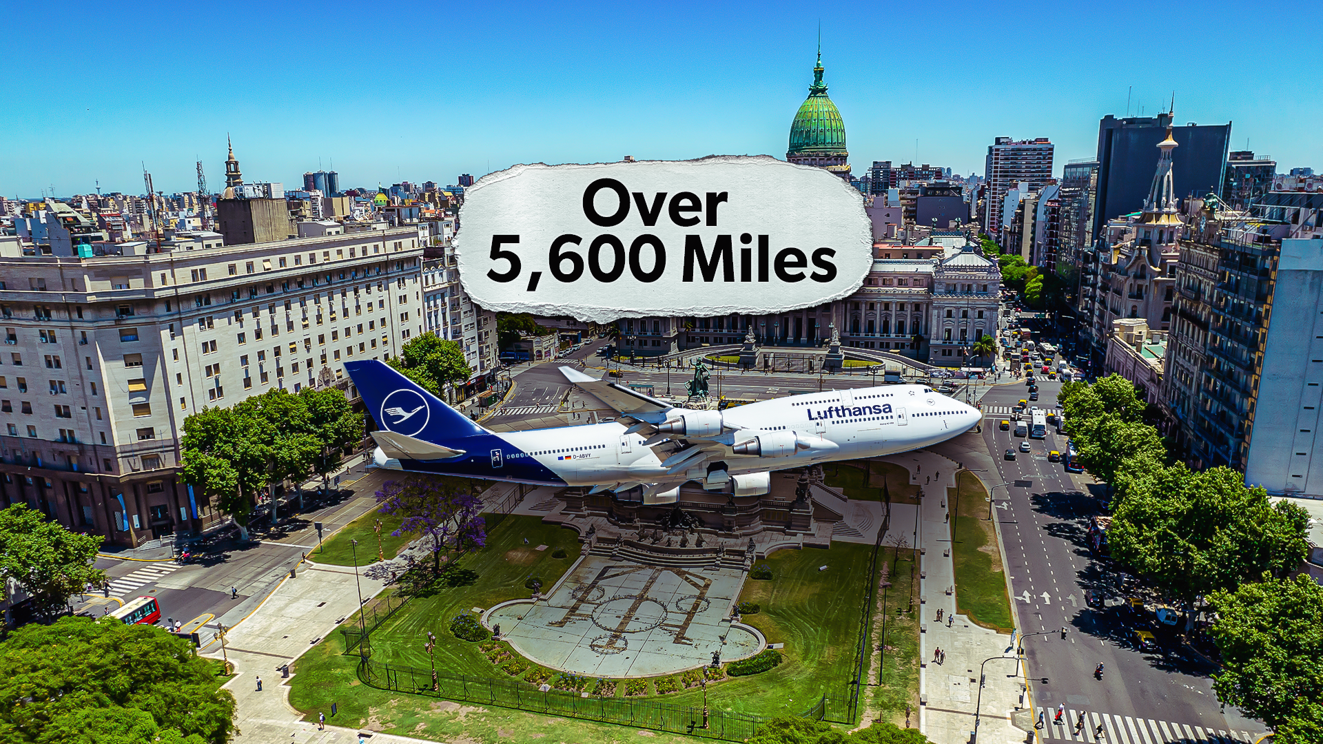 世界で最も長いノンストップボーイング747ルート