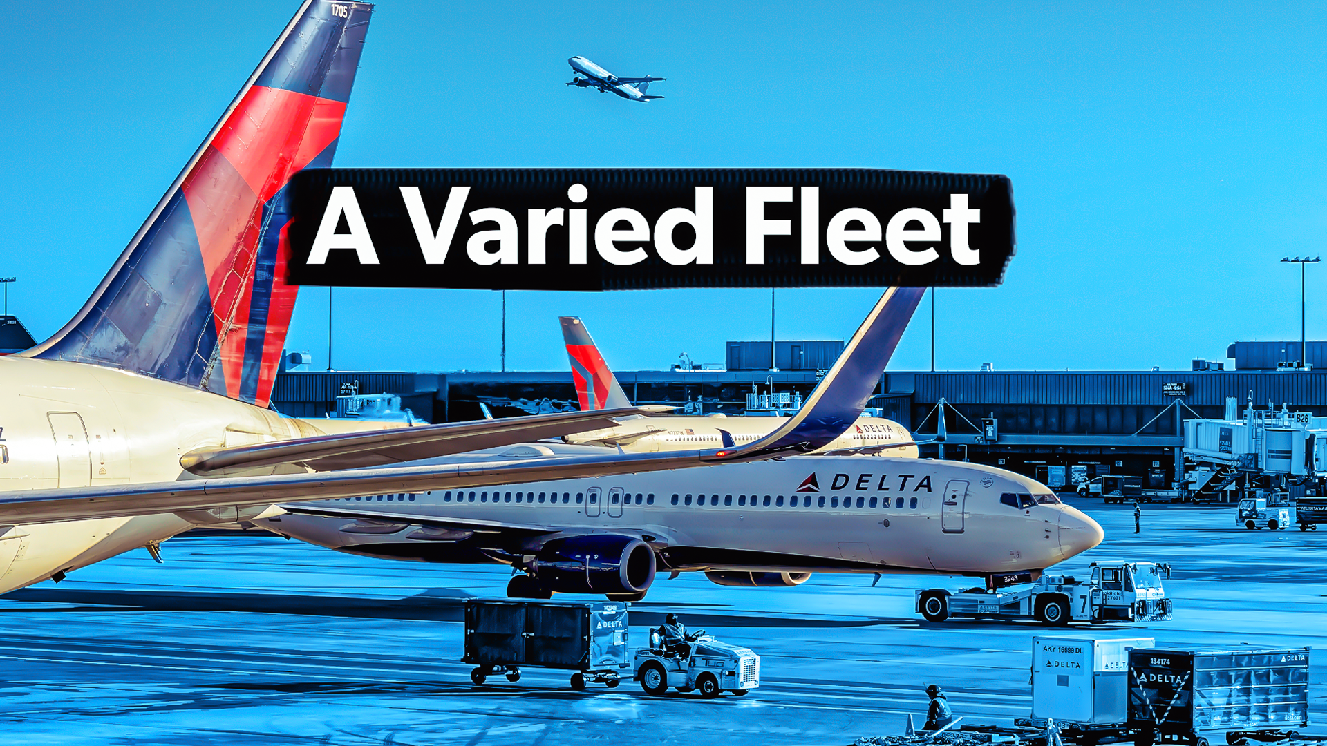 ボーイングとエアバス航空機の最も多様なフリートミックスがある航空会社はどれですか？