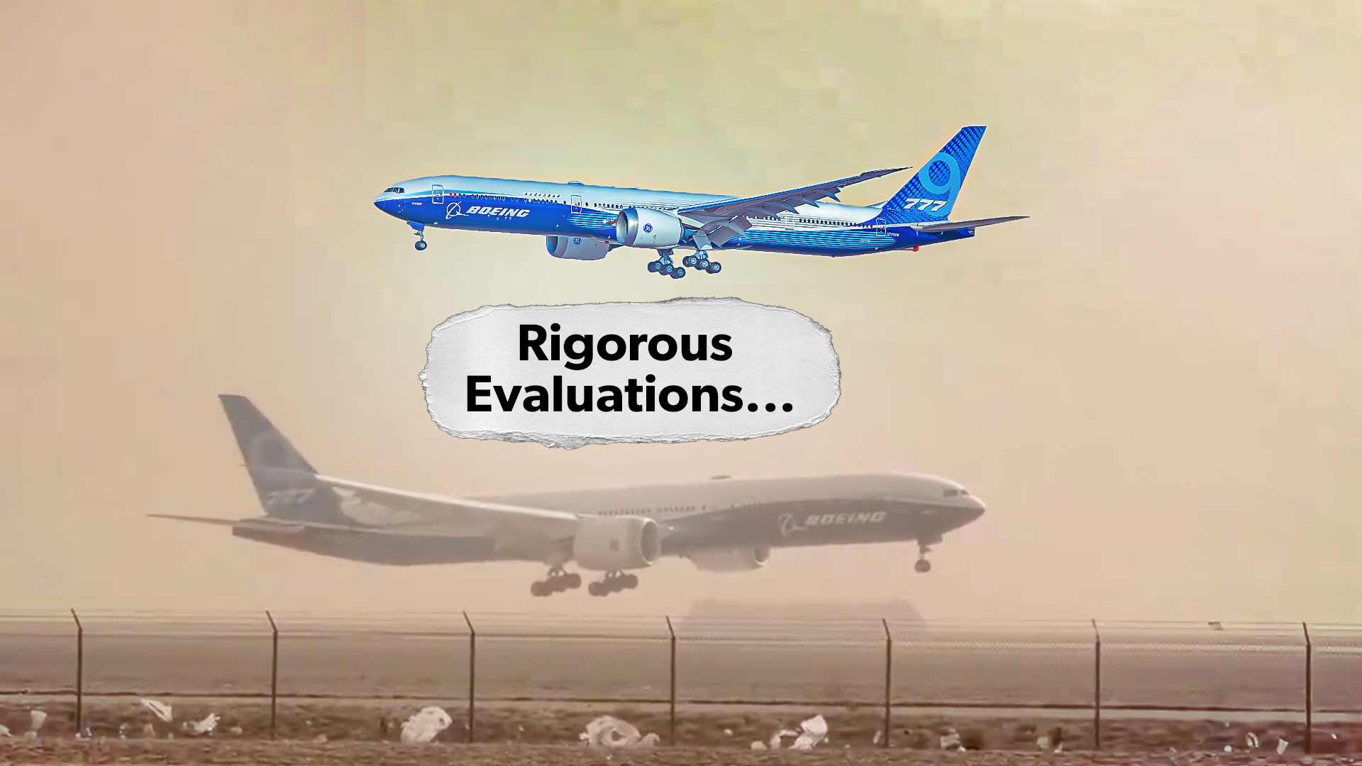 テスト：777xは強風でどのように機能しますか？