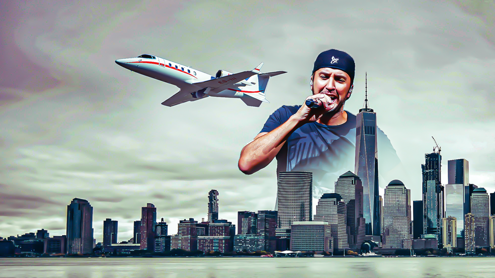 ルーク・ブライアンのプライベートジェットの豪華な世界の中