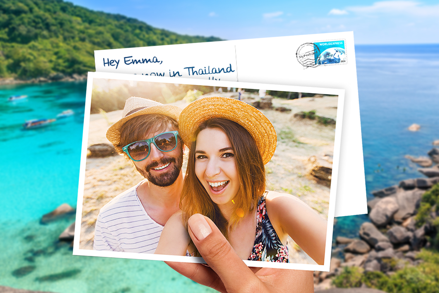 mypostcard：写真を美しいポストカードに変えます