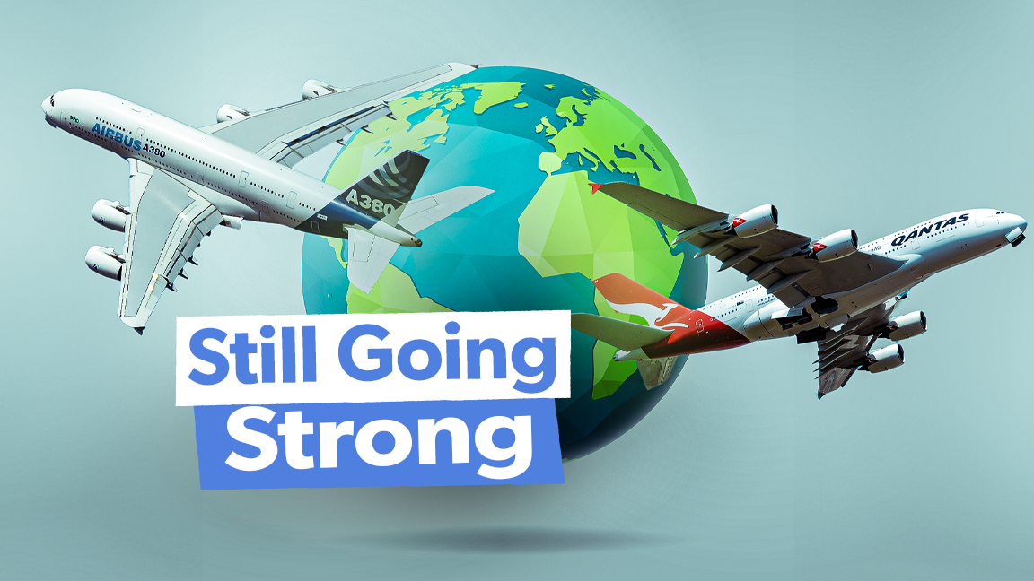 トップ5：今日のサービスの最古のエアバスA380