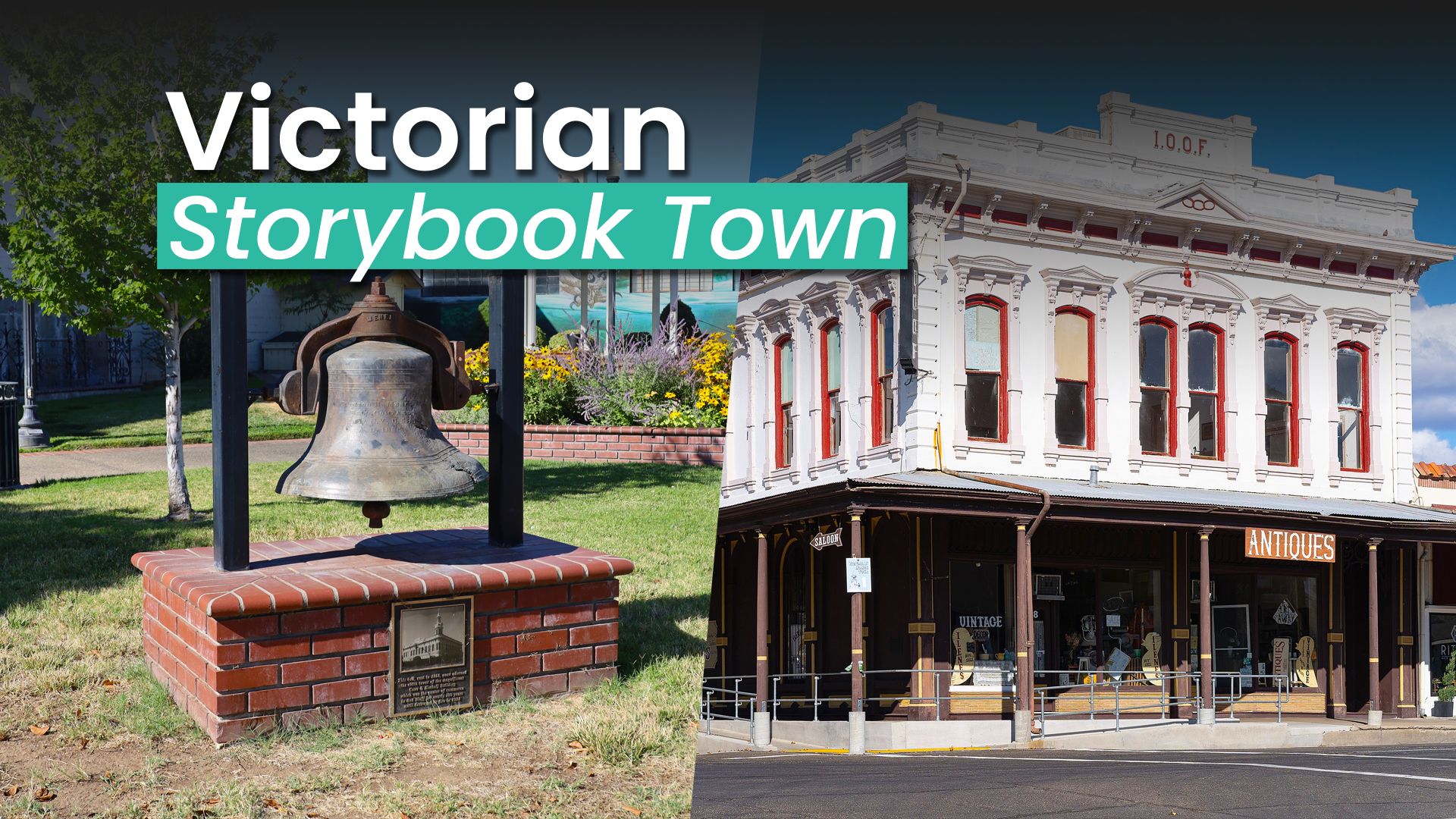 カリフォルニアで最もかわいいがあまり知られていない町の1つは、ビクトリア朝の絵本のように見えます