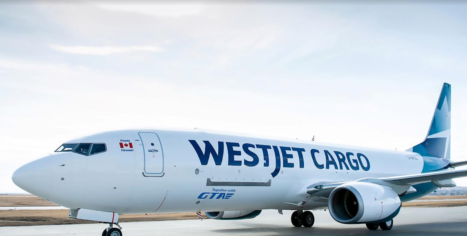 Westjetは、VPが辞任すると、変換された貨物船の操作を妨害します