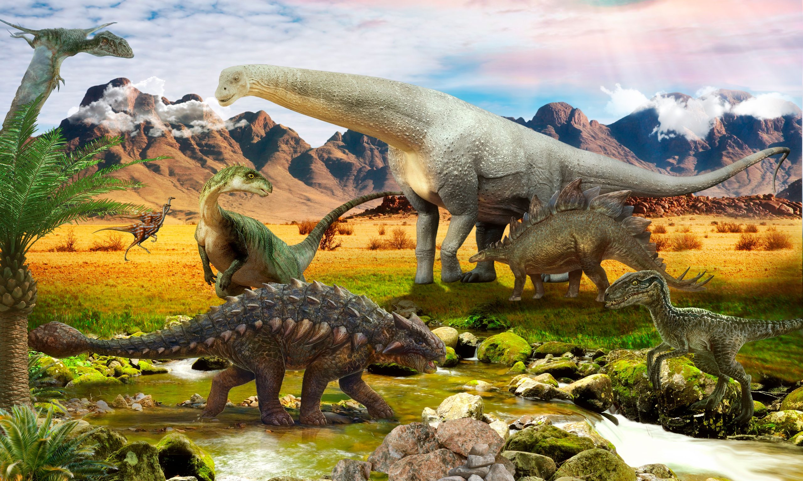 恐竜と人間が共存していますか？研究では、小惑星の衝突の前に恐竜が繁栄していることがわかります