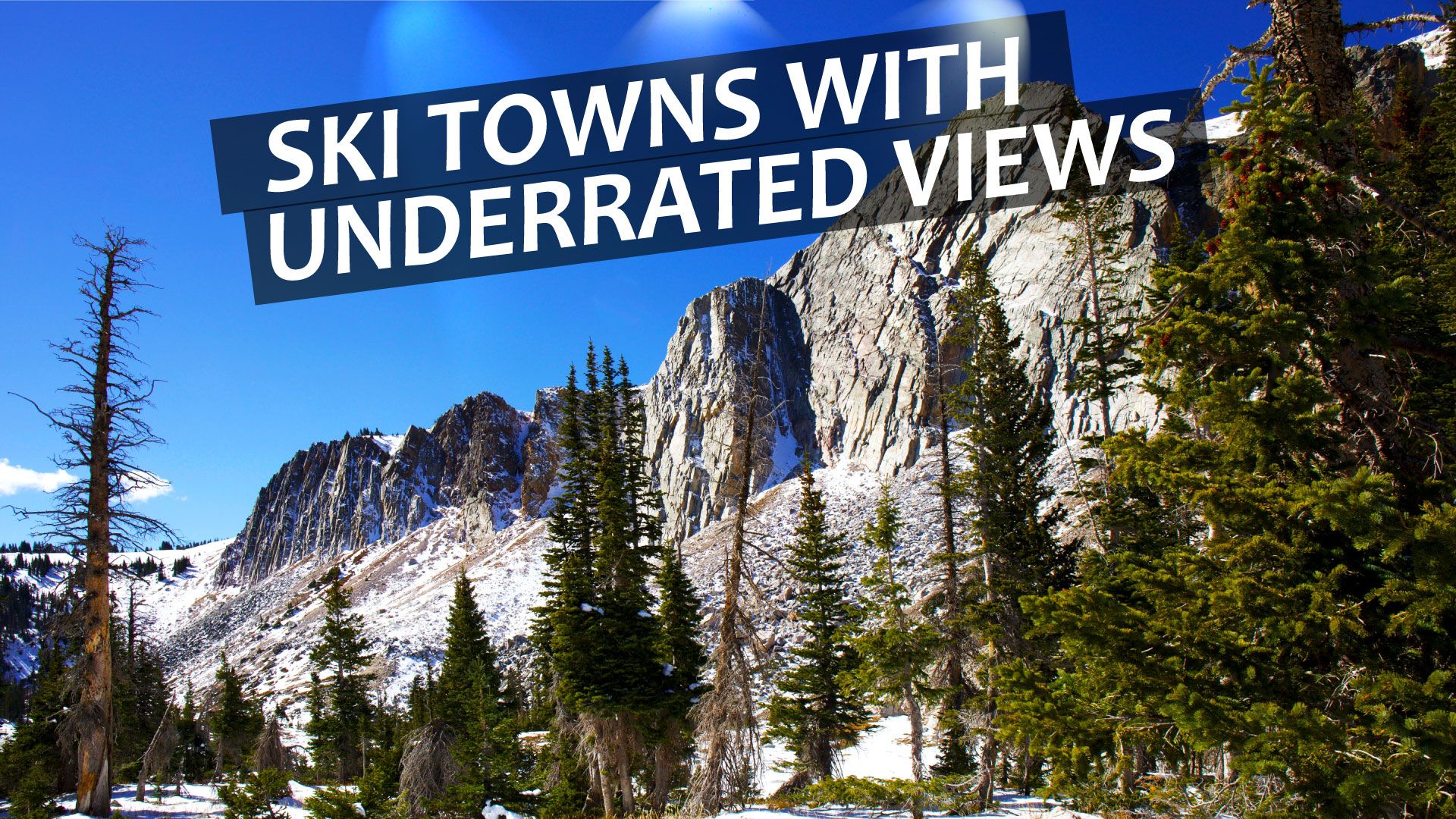 米国のこれらの小さな町のスキーリゾートは、冬に最も過小評価されている景色を眺めることができます