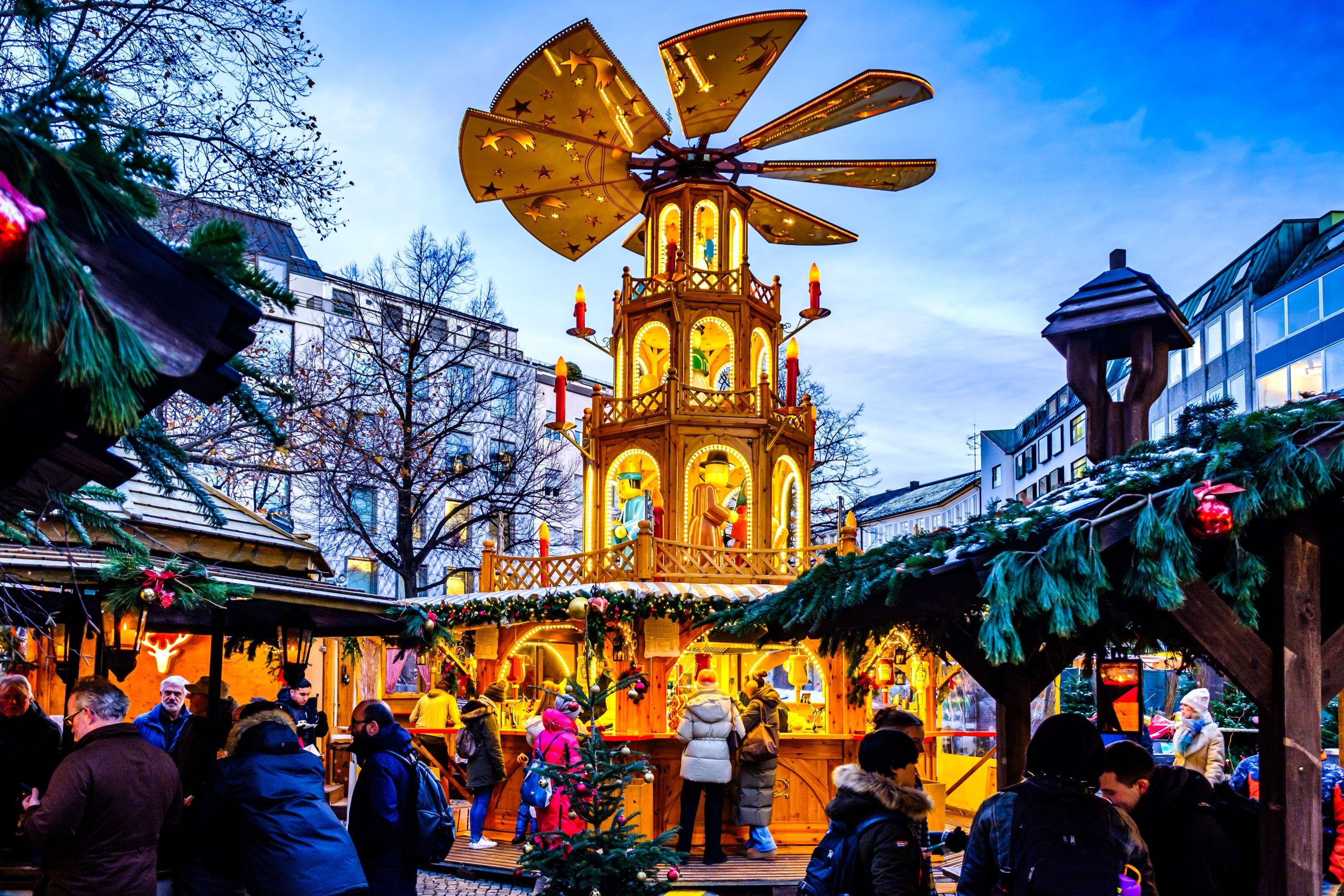 このシカゴ市場は、米国の「Wiener Christkindlmarkt」です
