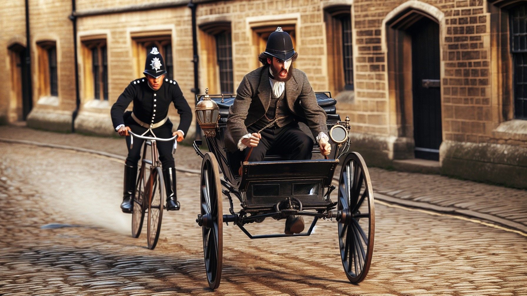 スピード違反のチケットを手に入れた最初の人は、なんと8mphを運転しました