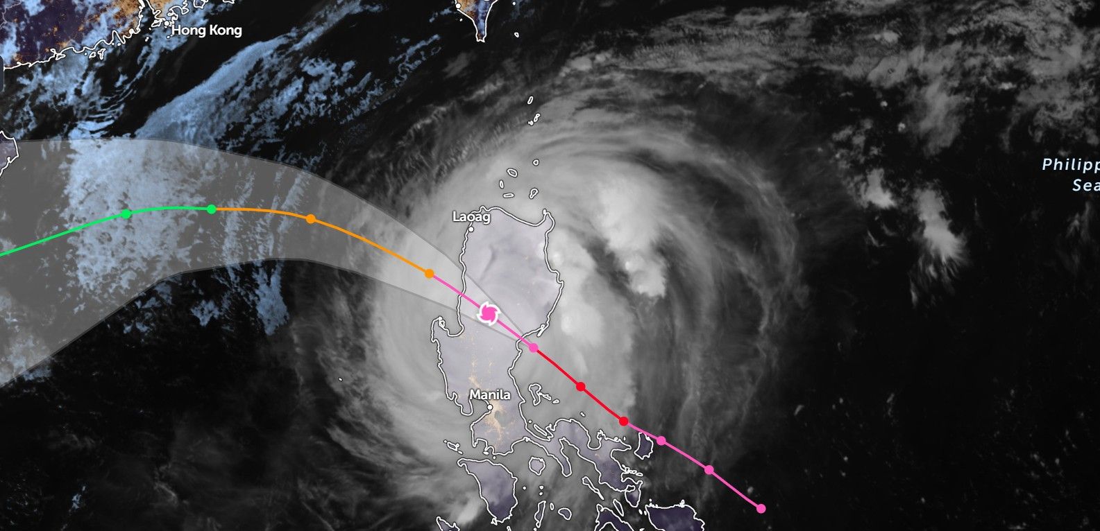 スーパータイプンマンイーは今日フィリピンにぶつかります：50万人が避難しました