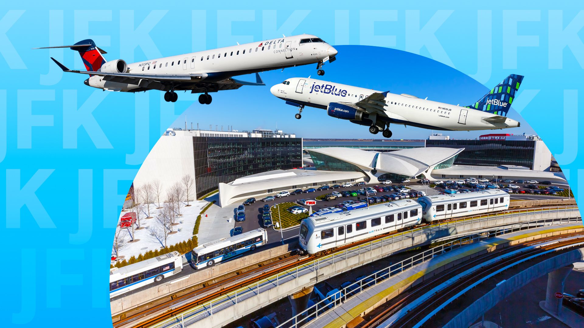 ニューヨークJFKから飛んでいる最も人気のある航空機タイプ