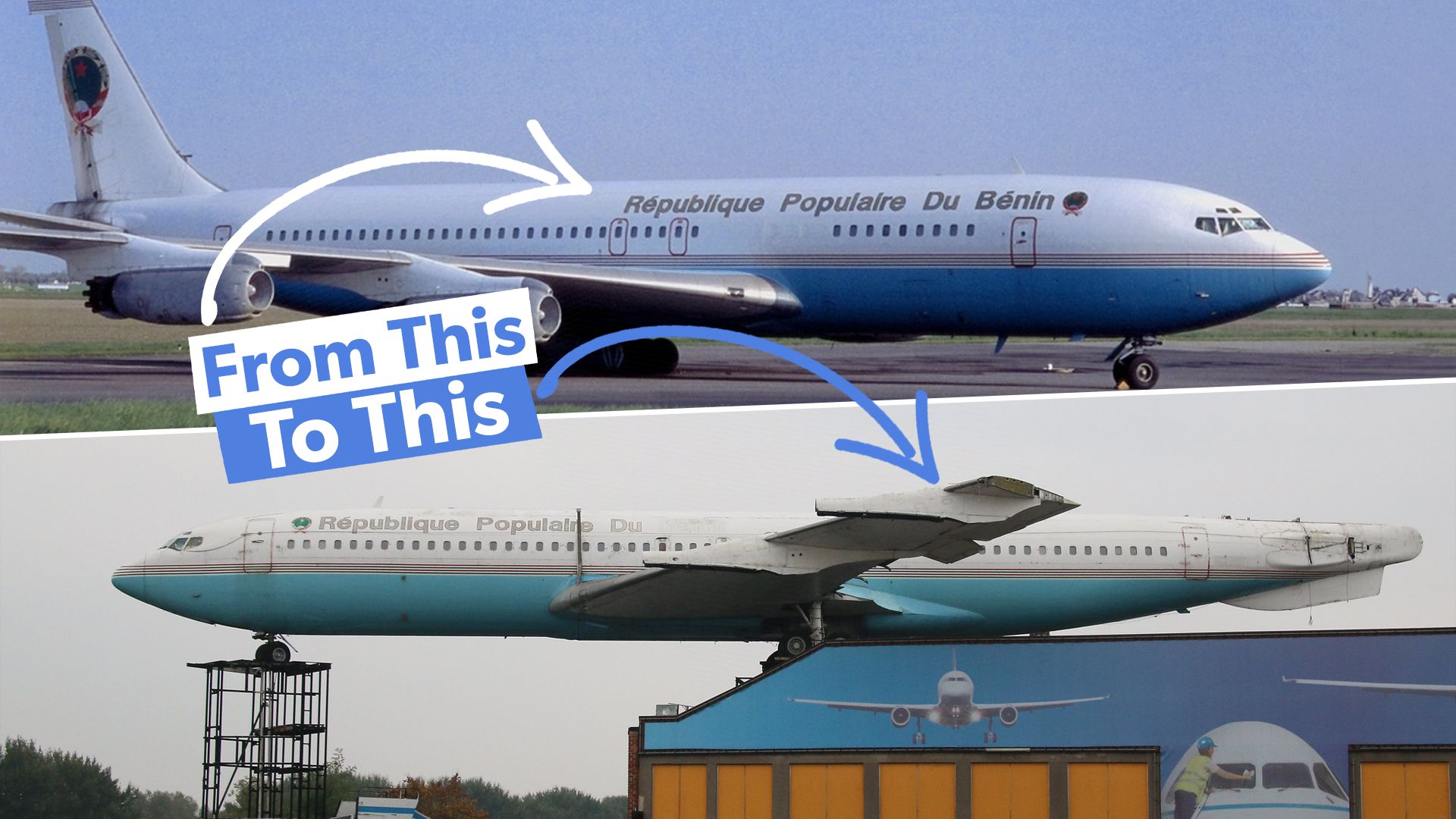 ベルギーの放棄されたボーイング707の物語