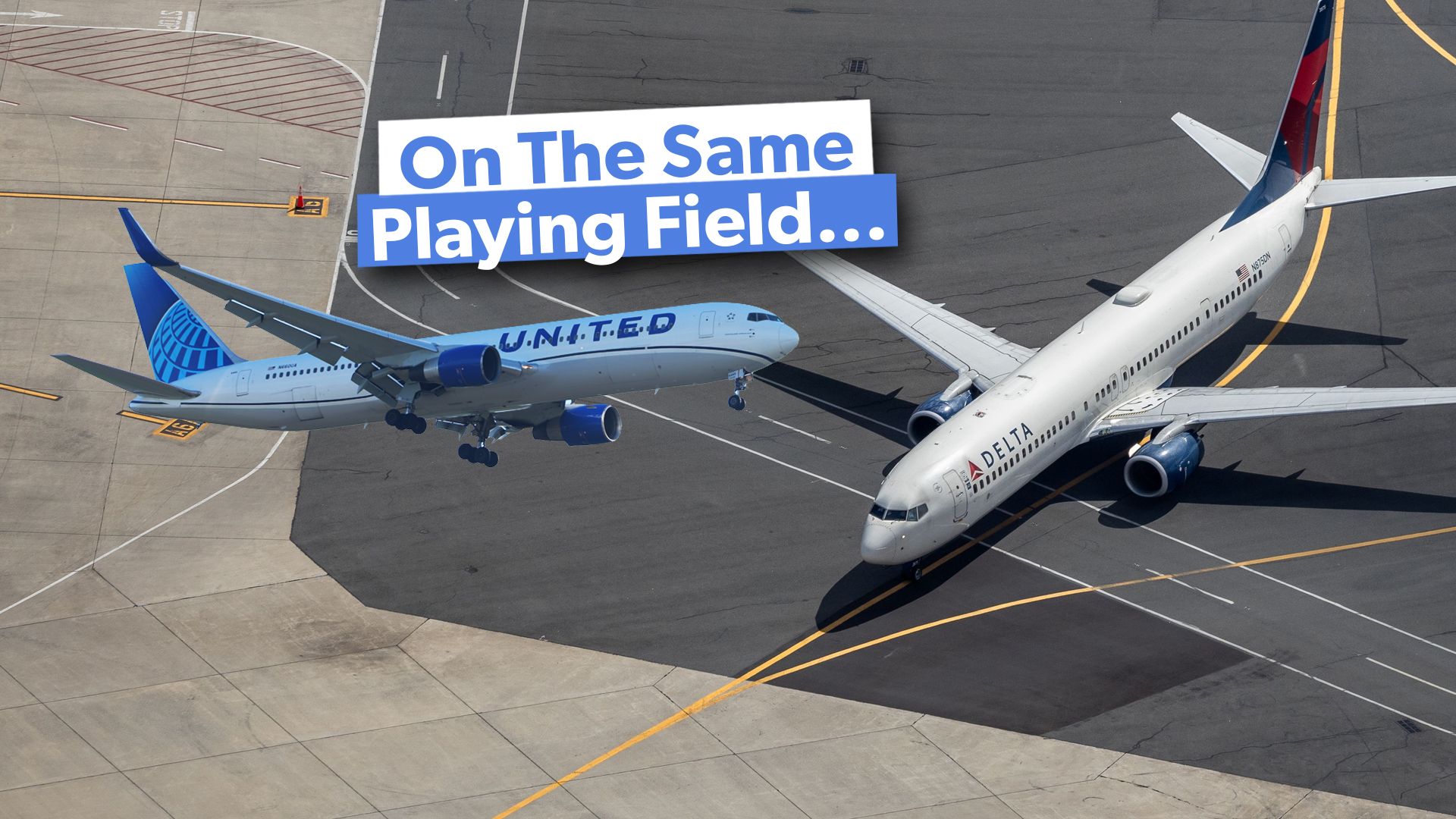 真の米国のレガシーのライバル関係は、デルタとユナイテッド航空の間だけにあるかもしれません