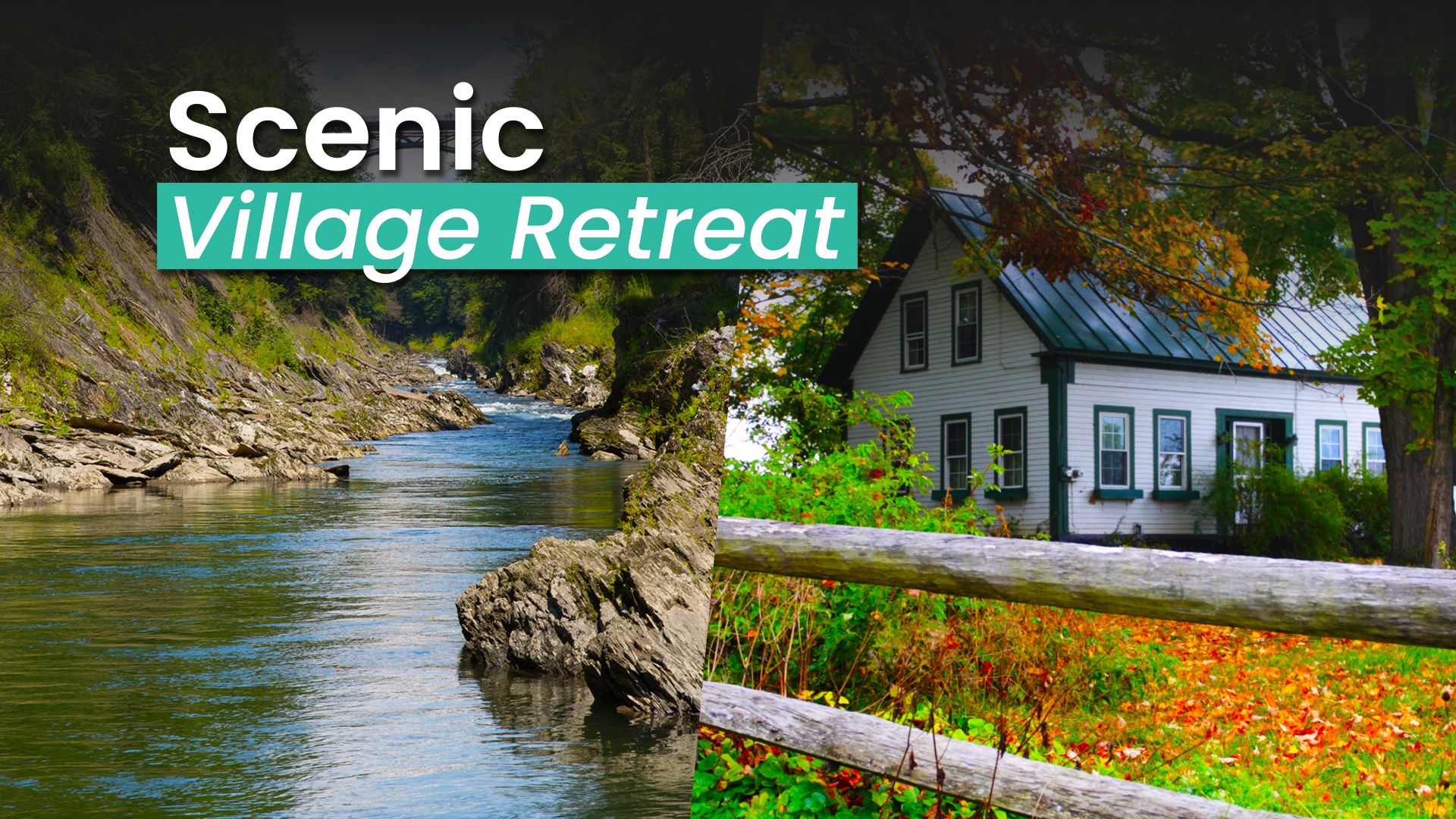 この過小評価されているマウンテンビレッジはスイスの雰囲気を与え、バーモント州の「グランドキャニオン」があります