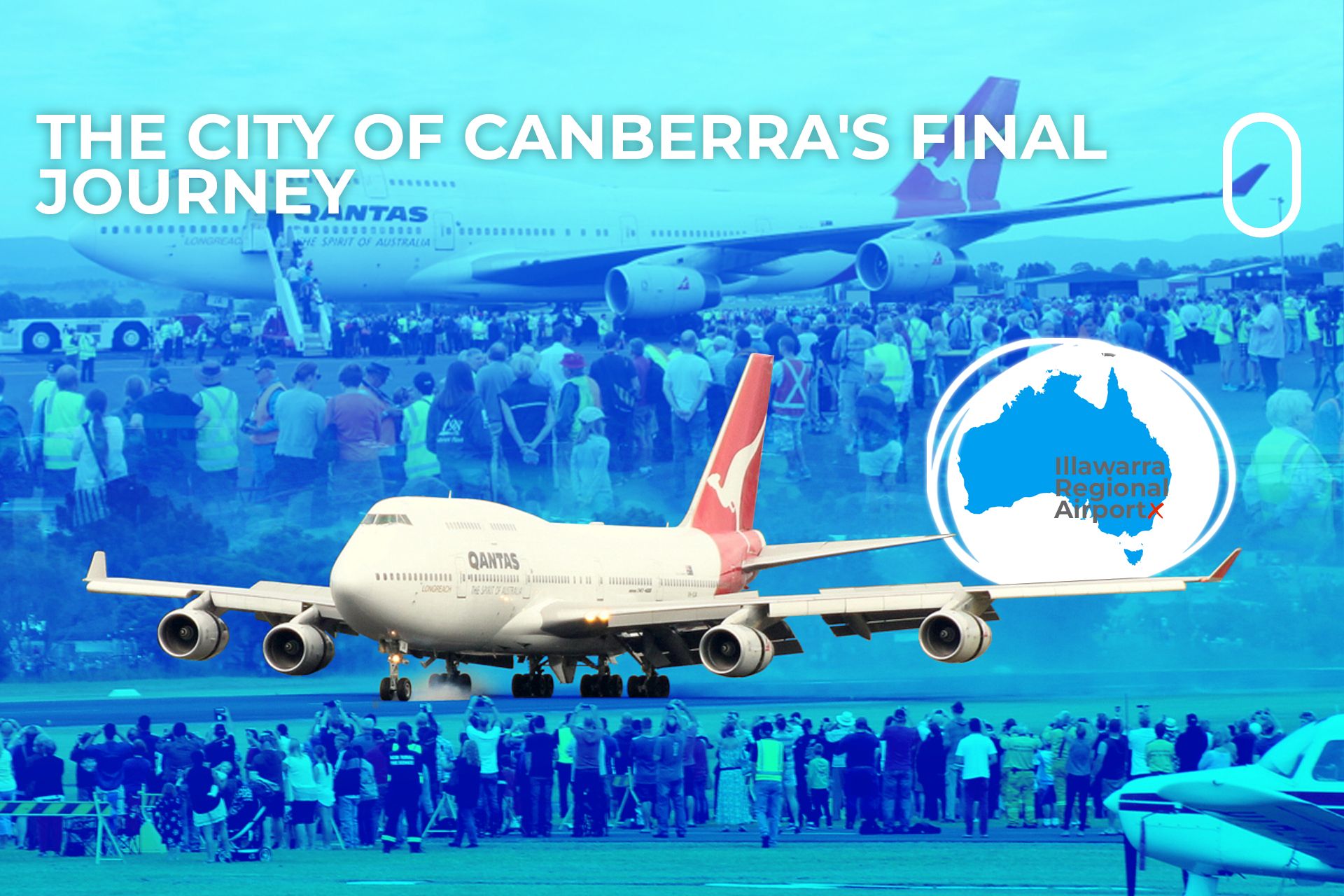 先祖返り：カンタスがボーイング747を飛んだとき、小さな地域空港に