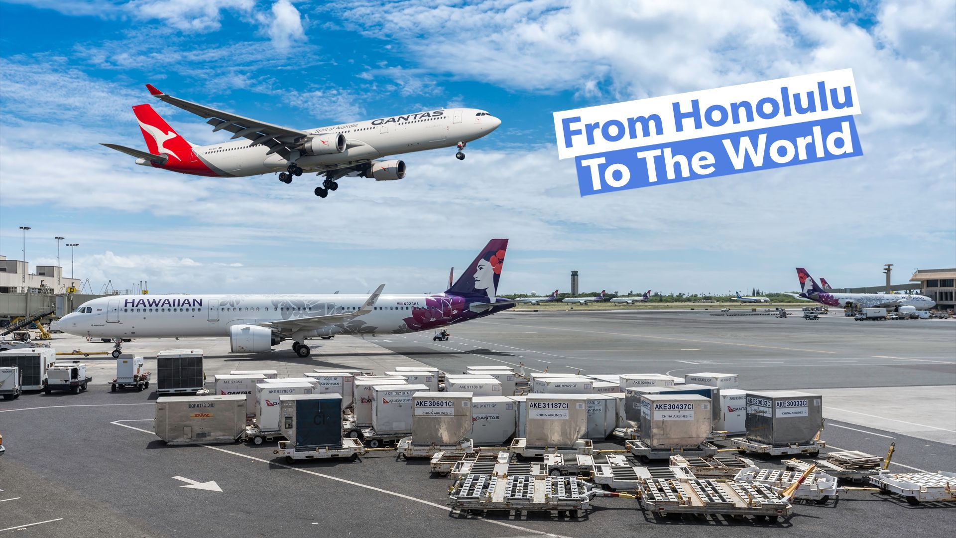 トップ6：これらは、座席の入手可能性によるホノルルの主要な国際ルートです