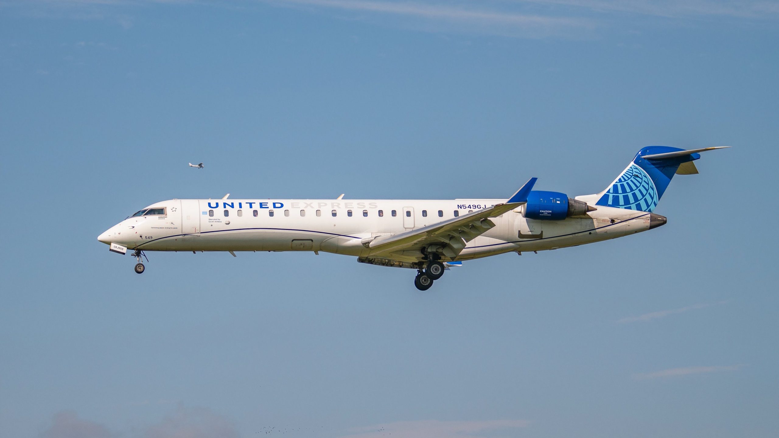 Skywest United ExpressのCRJ550を運営しています