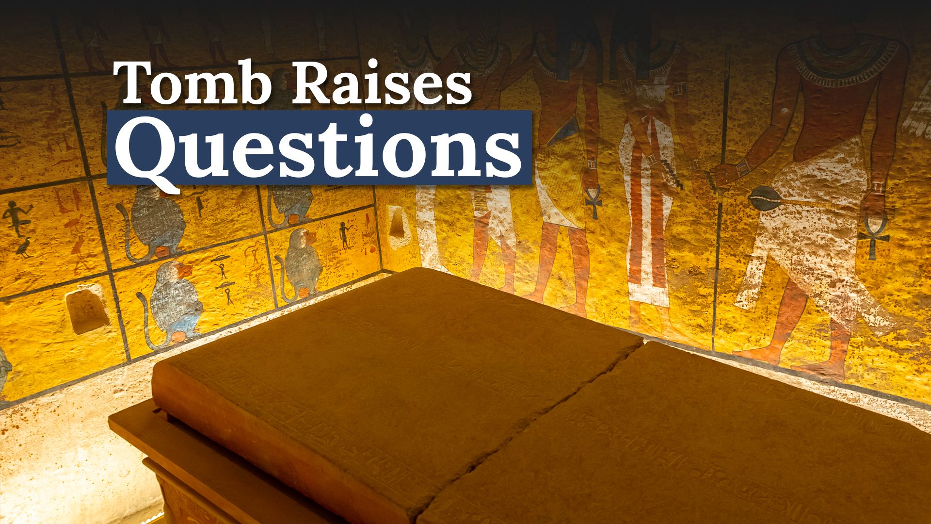 未知の古代エジプトのファラオの墓の発見は、答えよりも多くの質問を残しています