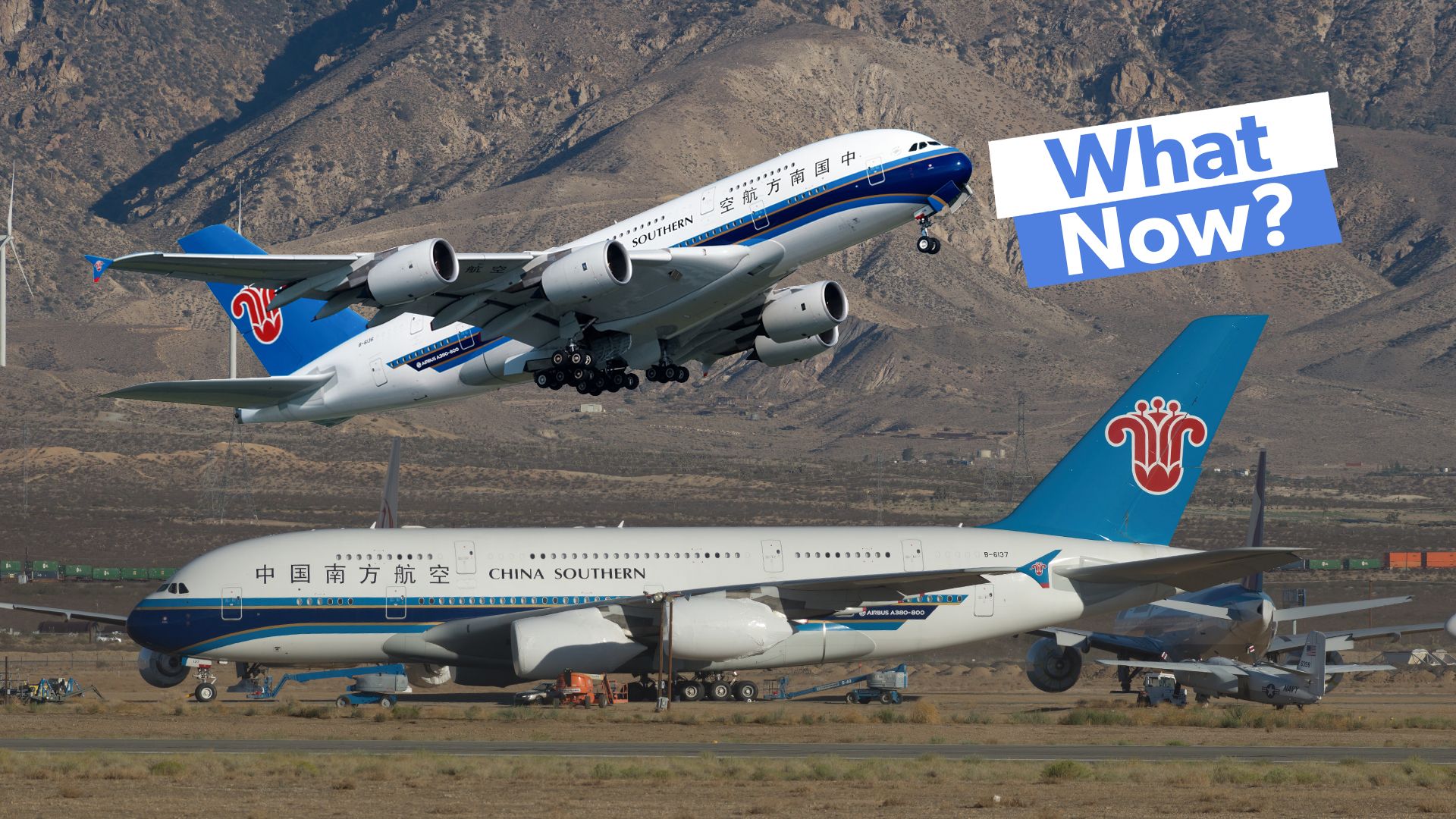 中国南航空の旧エアバスA380はどうなりましたか？