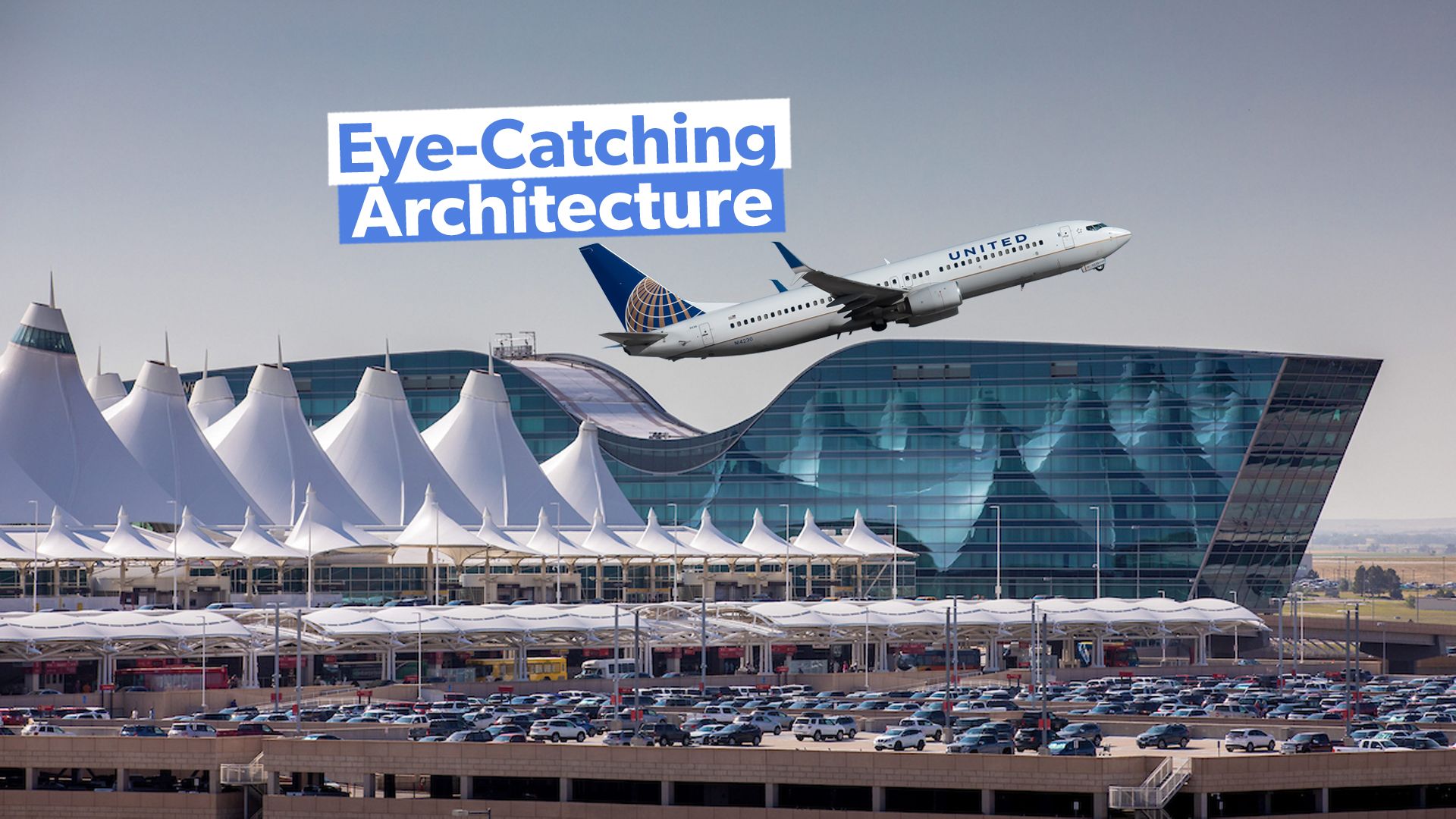 デンバー国際空港の象徴的な白いテントの背後にある物語