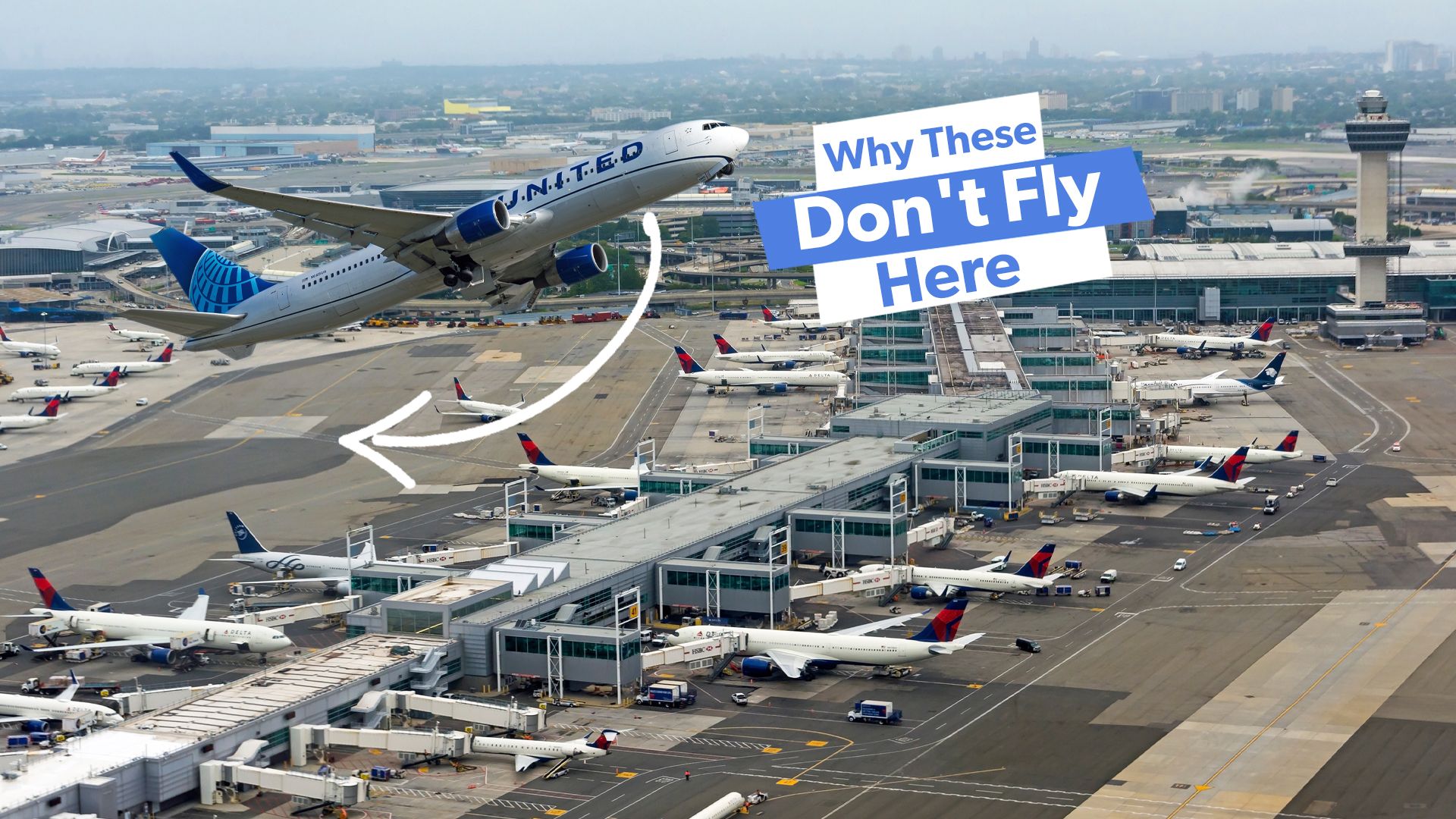 ユナイテッド航空がJFK空港に飛んでいないのはなぜですか？