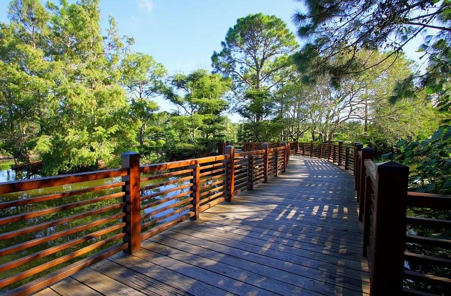 森海村日本庭園：フロリダの隠れた脱出