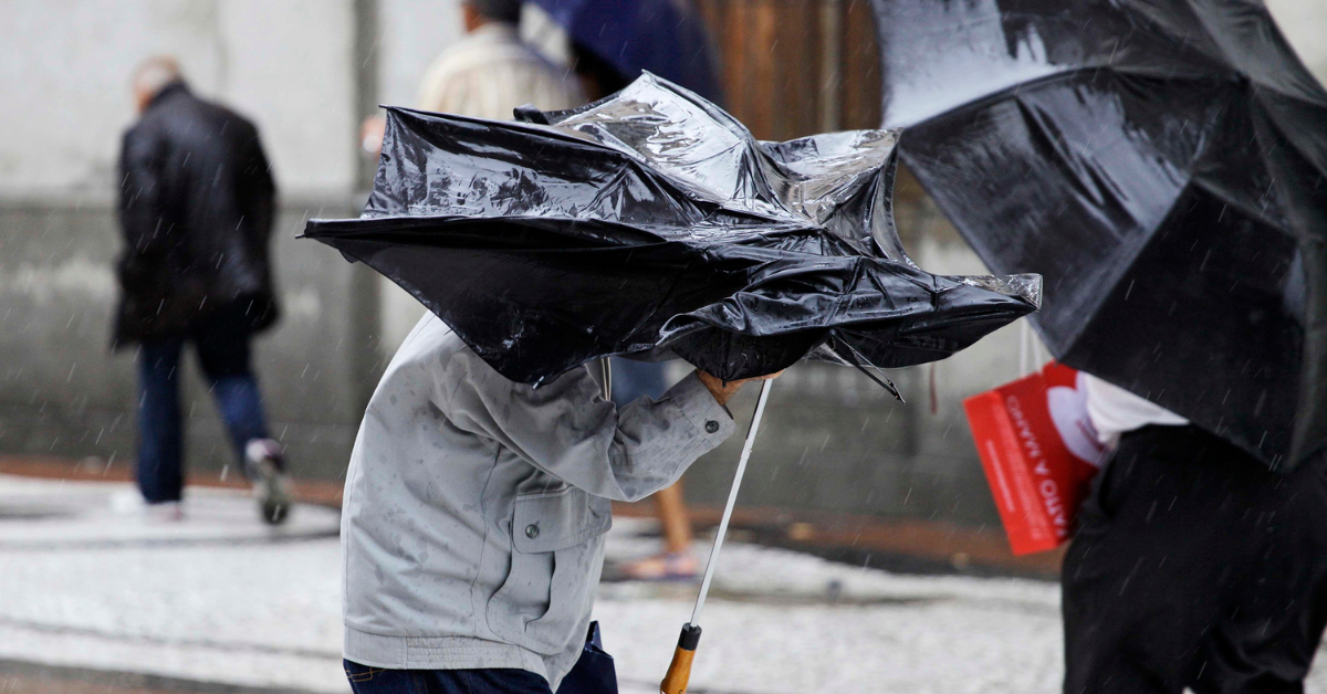 ブラジルで壊滅的な60mphの暴力風に左に留まっている左