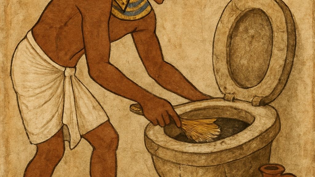 陽気な古代エジプトの神も、最もひどい仕事をしていました