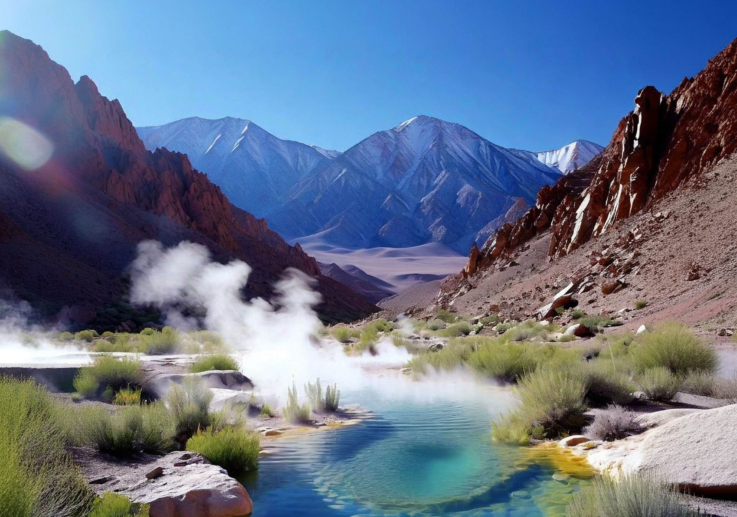 この秘密の温泉は、ネバダ州の最も高い山の最高の景色を無料で提供しています
