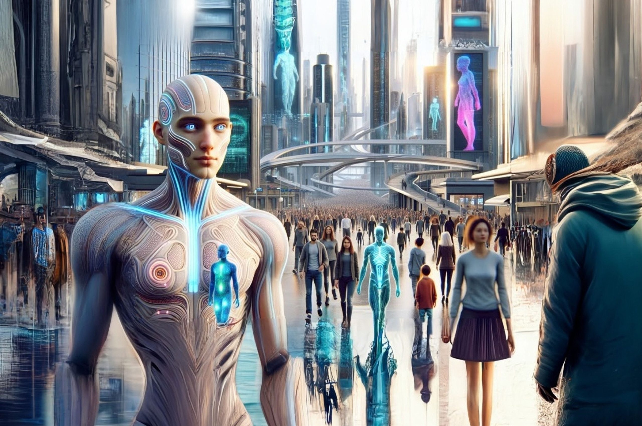 私たちがまだ周りにいるなら、人間は100万年後にどのように見えますか？