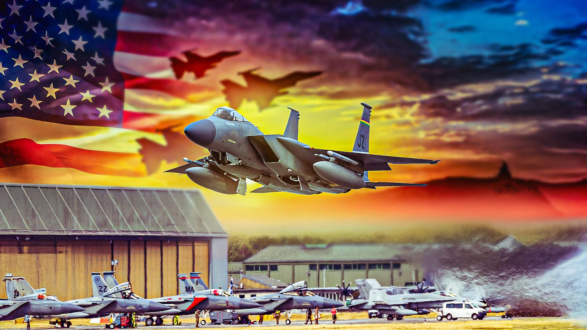 これは米国空軍で最大の戦闘機ジェットです