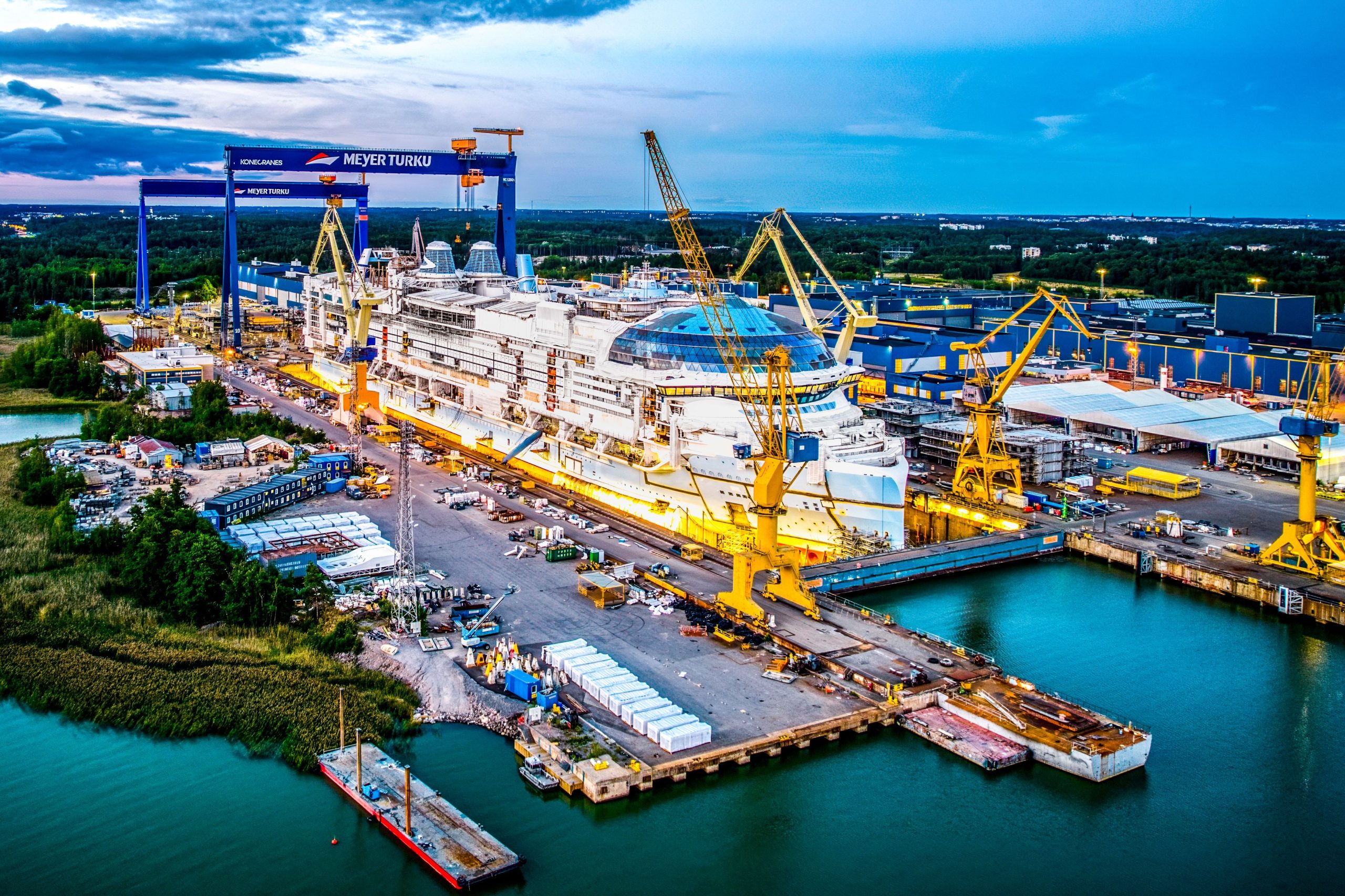 ロイヤルカリビアンは、世界最大のクルーズ船が今アメリカに来ていることを確認しました