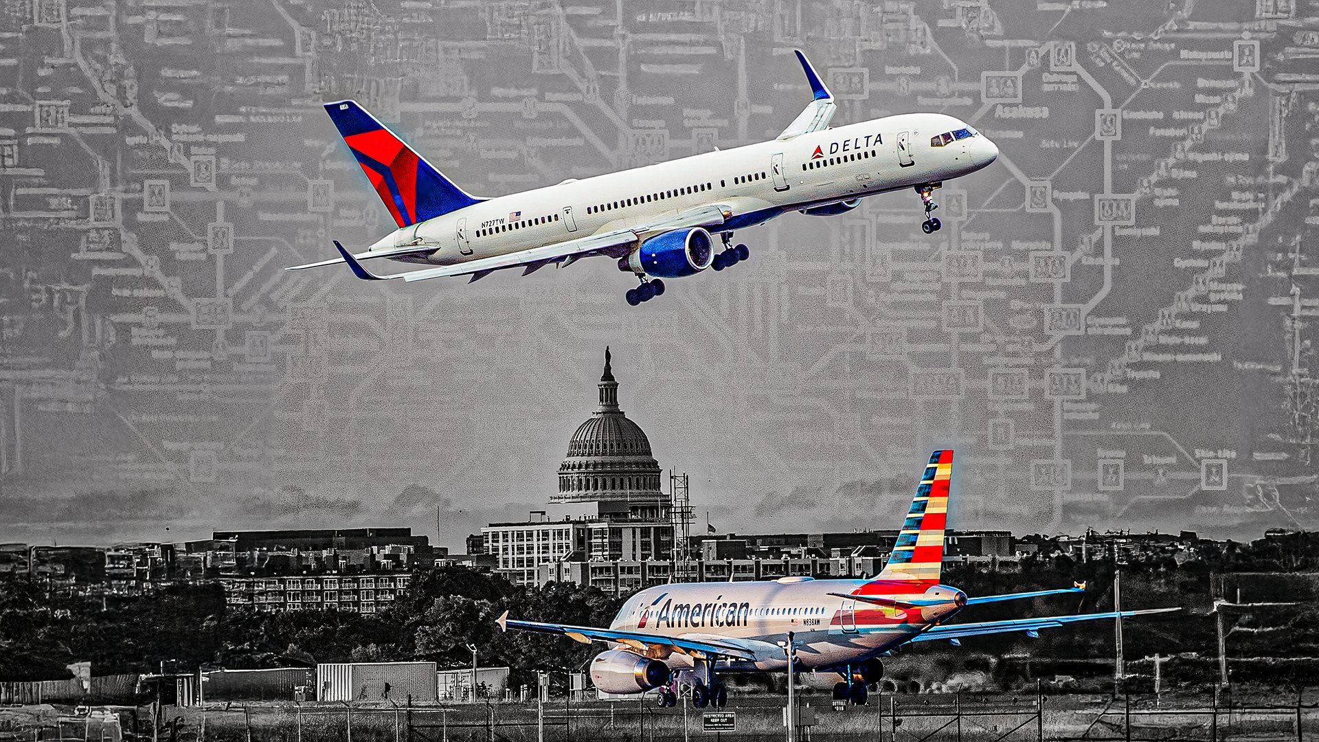 なぜ世界でレーガン国立空港には複雑なアプローチパスがあるのですか？