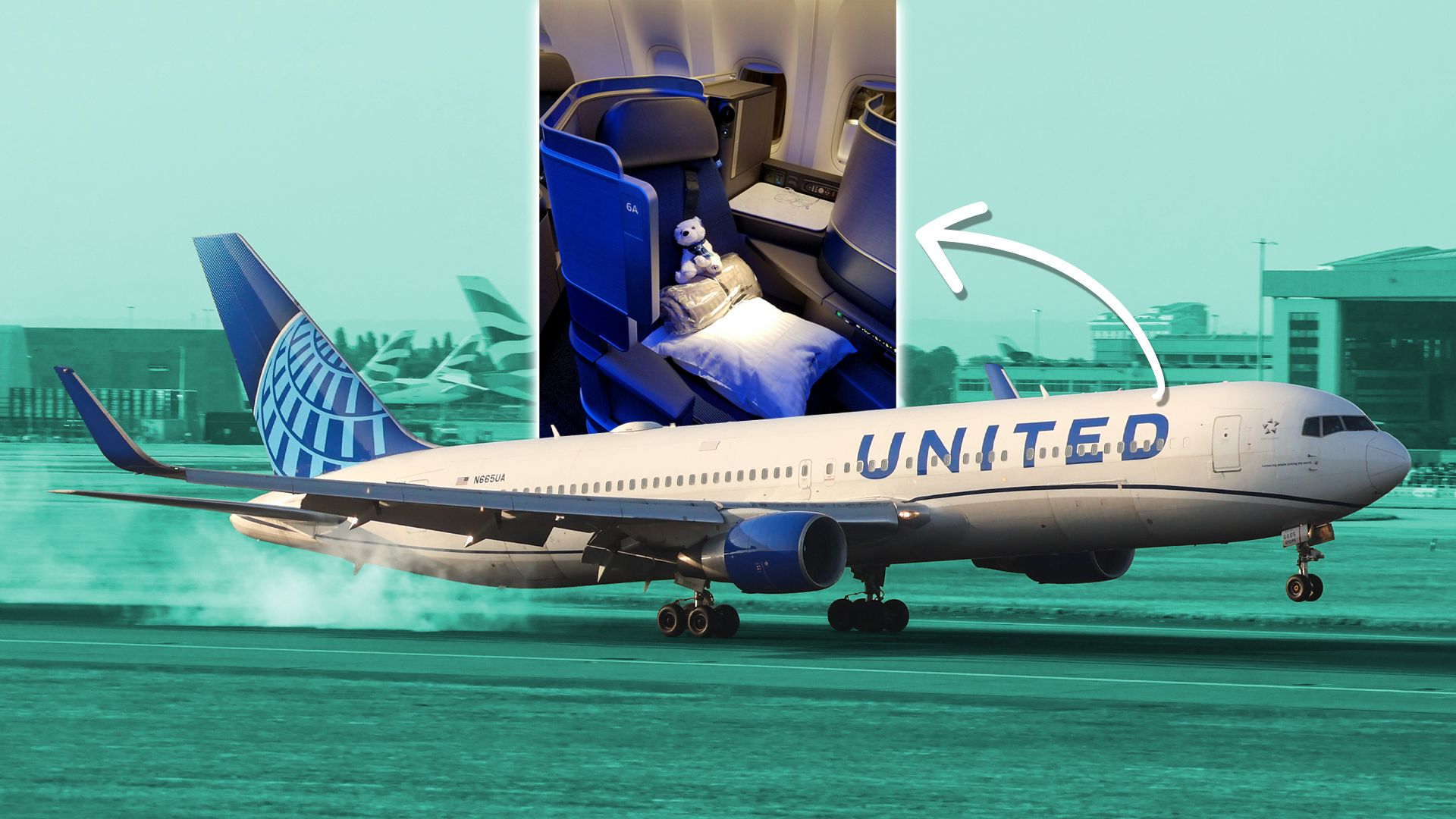 2025年のユナイテッド航空のボーイング767-300ersの各クラスで最高の席は何ですか？