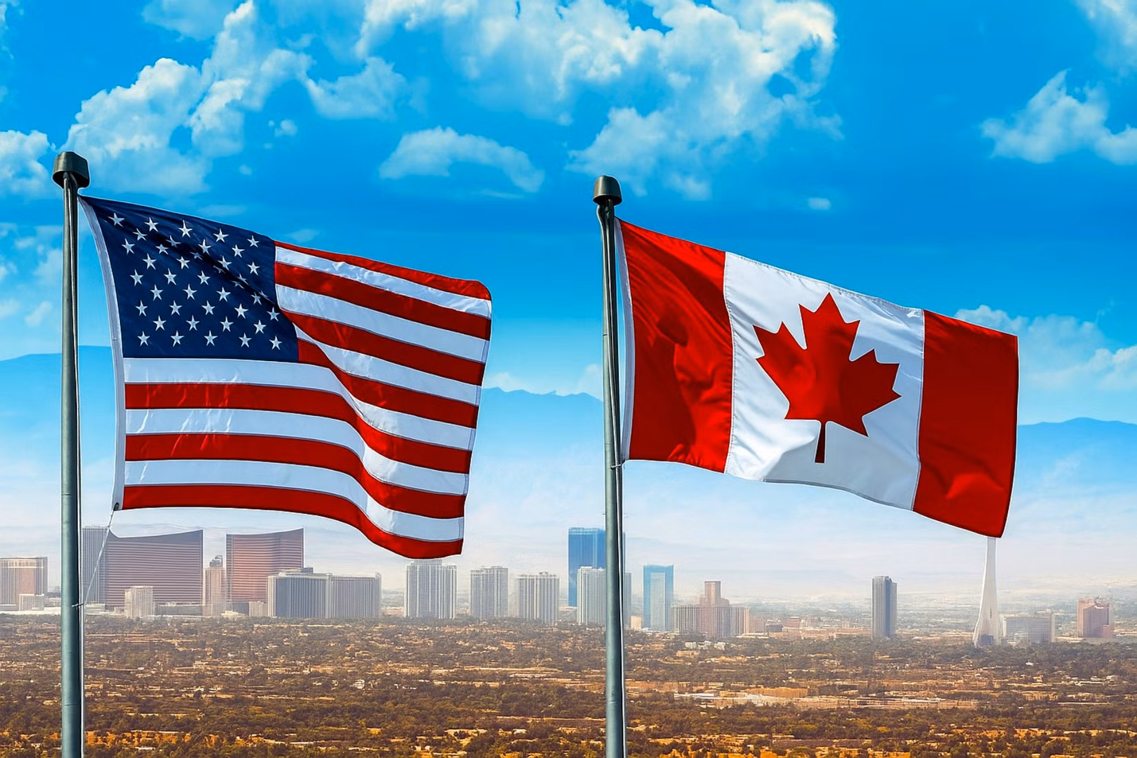 カナダ人は最も混雑する国境の一つでの遅延を警告したが、米国の閉鎖は責任ではない