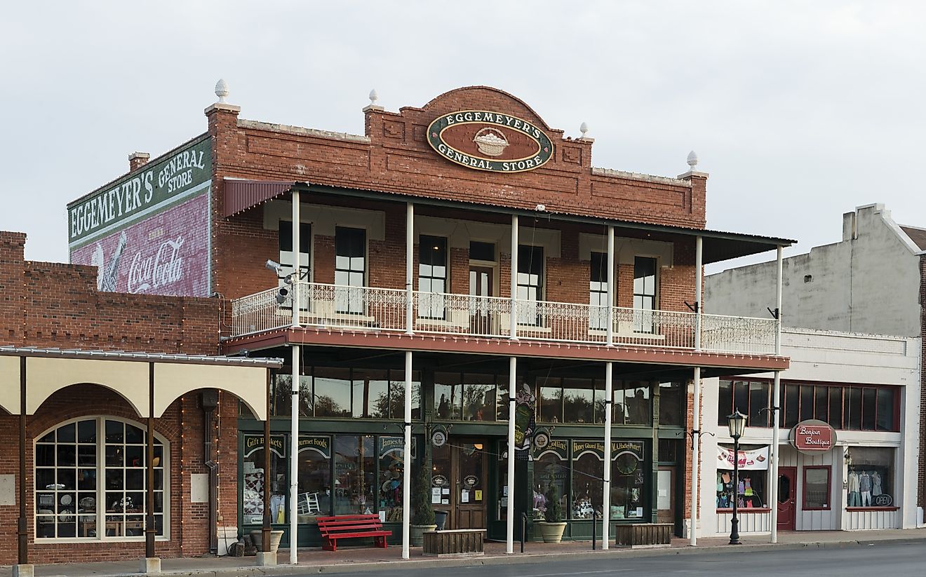 8 magasins généraux anciens au Texas