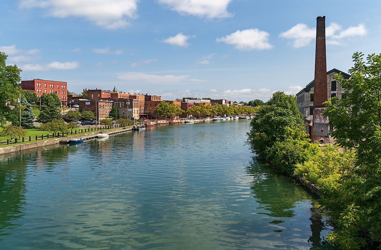 8 villes dans les lacs Finger qui étaient gelés dans le temps