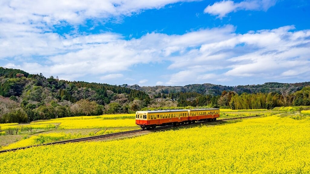 チバ県のコミナート鉄道とイスミ鉄道路線に沿った推奨観光スポット