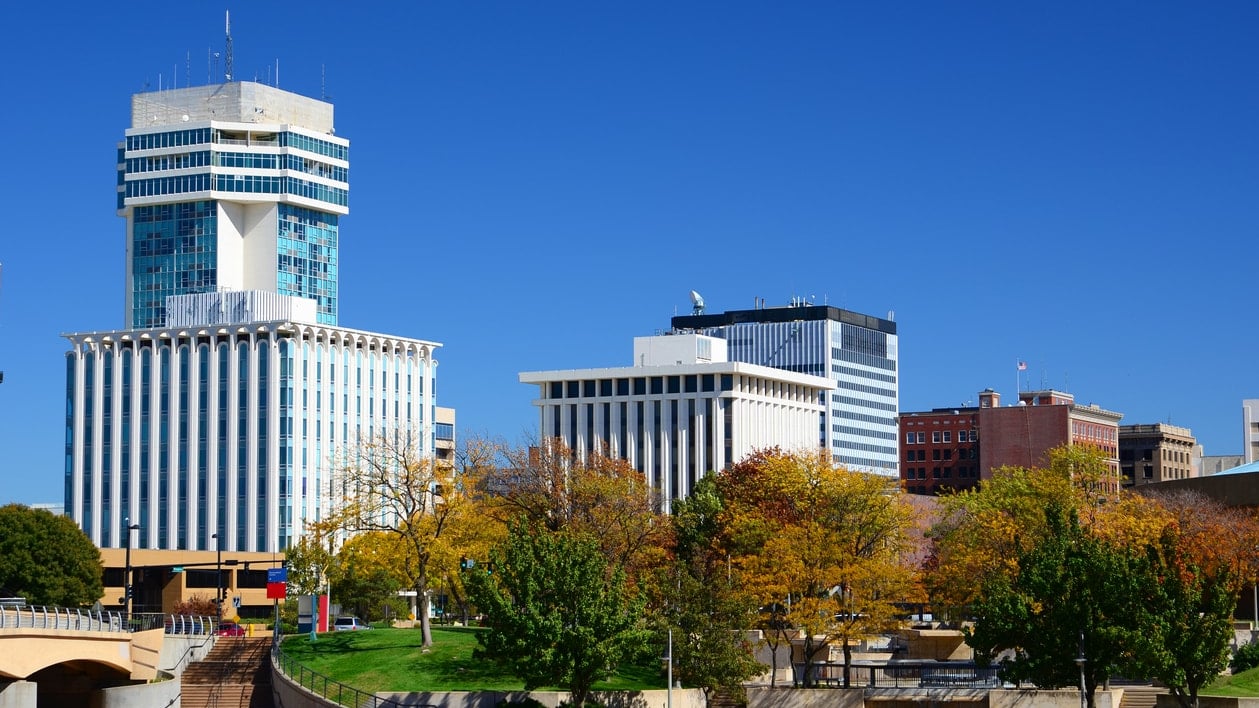 ウィチタ：旧市街と博物館の古代の大地
