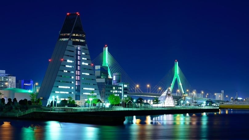 Aomori Bay Bridgeのような息をのむような夜の景色！ 5眼県の5つのナイトスケープスポットを参照してください