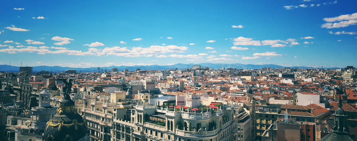 マドリードでのリモートワークの公共の場所