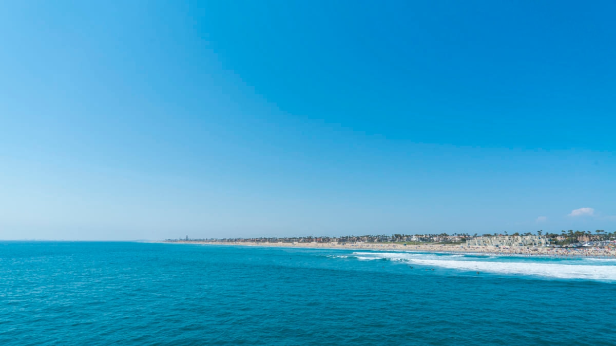 南カリフォルニア州ハンティントンビーチのサーフシティの観光名所