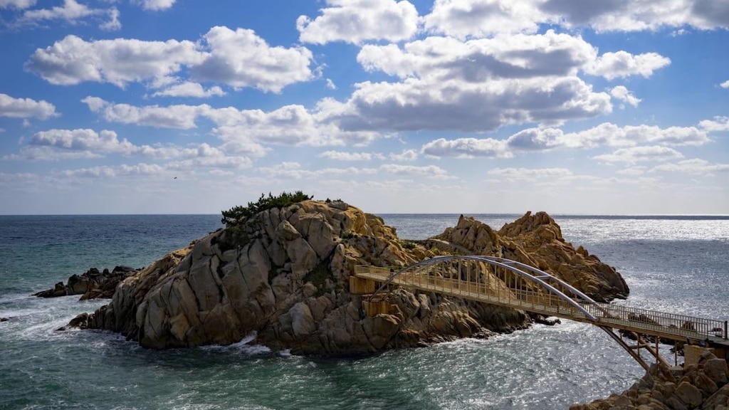 韓国のトップ100の観光名所の1つ：ウルサンのダウガムパークで見事な海の景色をお楽しみください