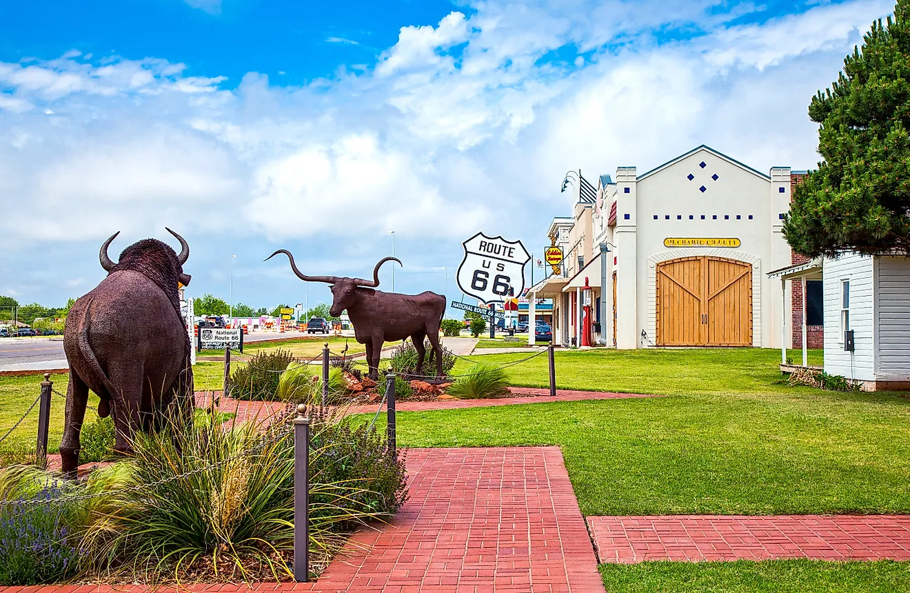 このオクラホマの風光明媚なバイウェイは一生のロードトリップです