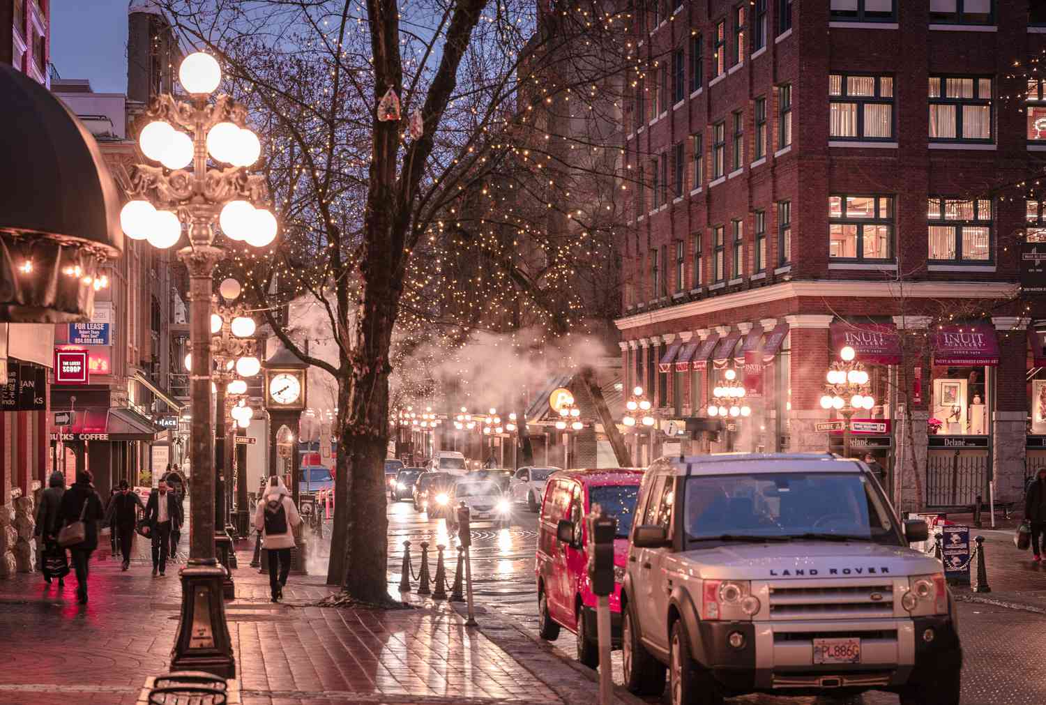 BC、バンクーバーのGastownへのガイド